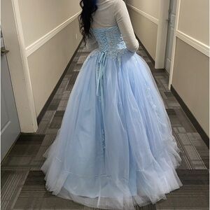 Blue graduation/sweet 16 gown